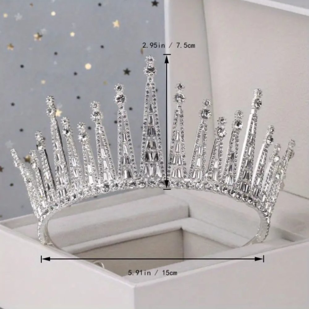 Bridal Crown Rhinestone - Picture 4 of 4